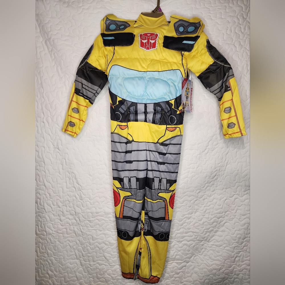 NWT Size Small (4-6) Transformers Bumblebee Kids Costume - Picture 2 of 7